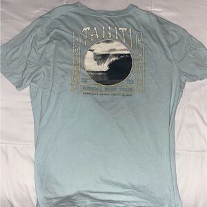 Light Blue Surf Graphic Tee